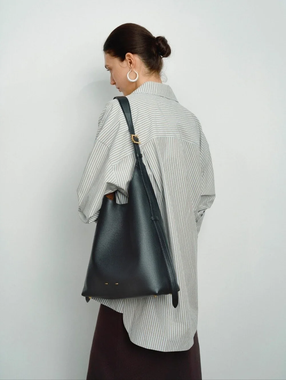 Fabrique Duomo Hobo Bag Medium in Full Grain Leather